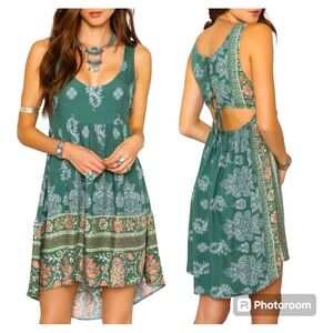 O'Neill Green High Low Dress